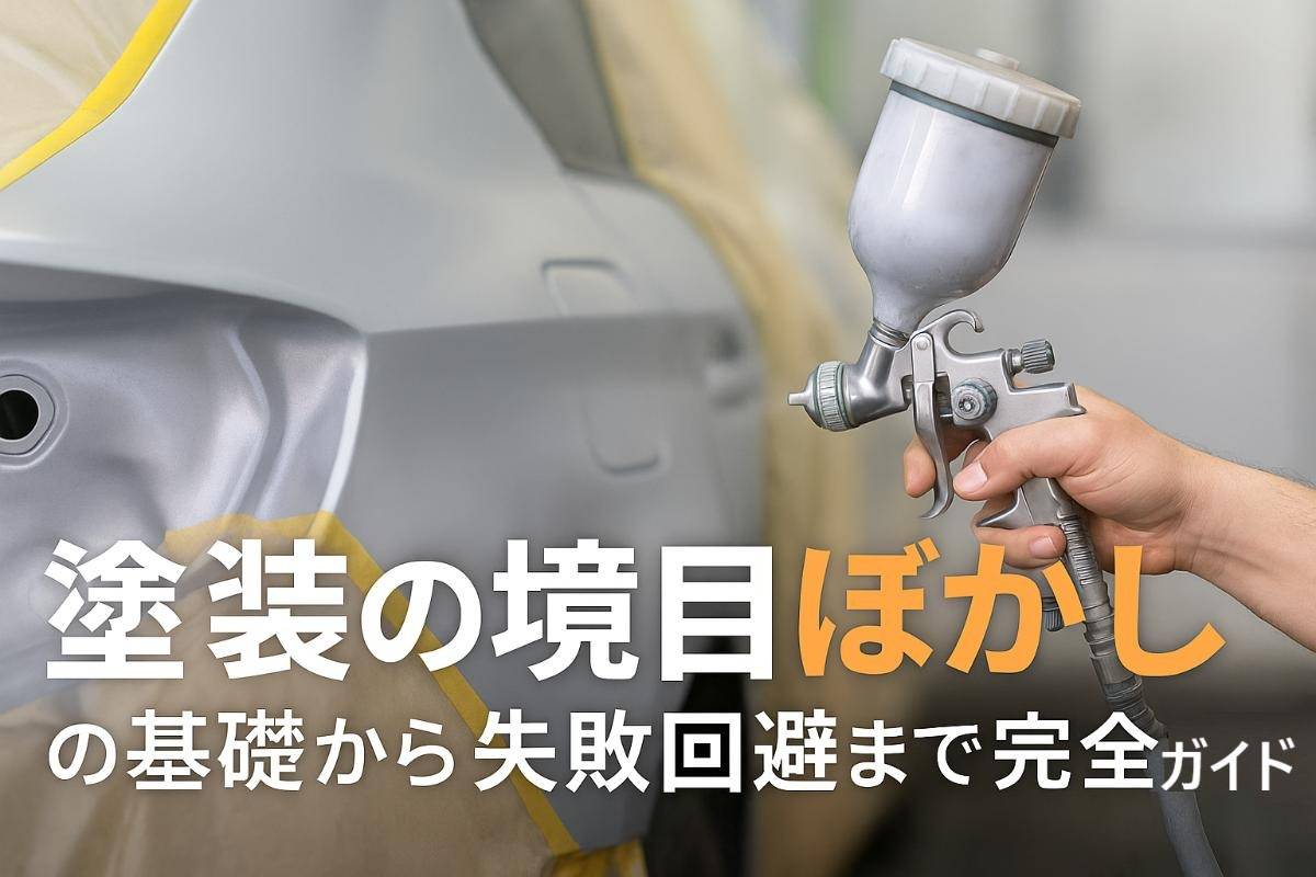 塗装の境目ぼかしの基礎から失敗回避まで完全ガイド｜板金補修・工程手順も解説