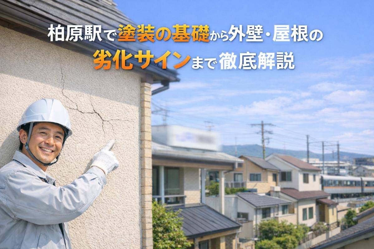 柏原駅で塗装の基礎から外壁・屋根の劣化サインまで徹底解説