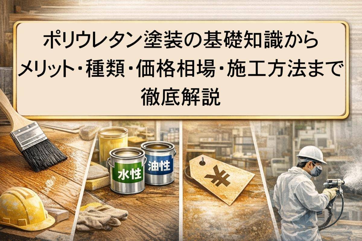 ポリウレタン塗装の基礎知識からメリット・種類・価格相場・施工方法まで徹底解説