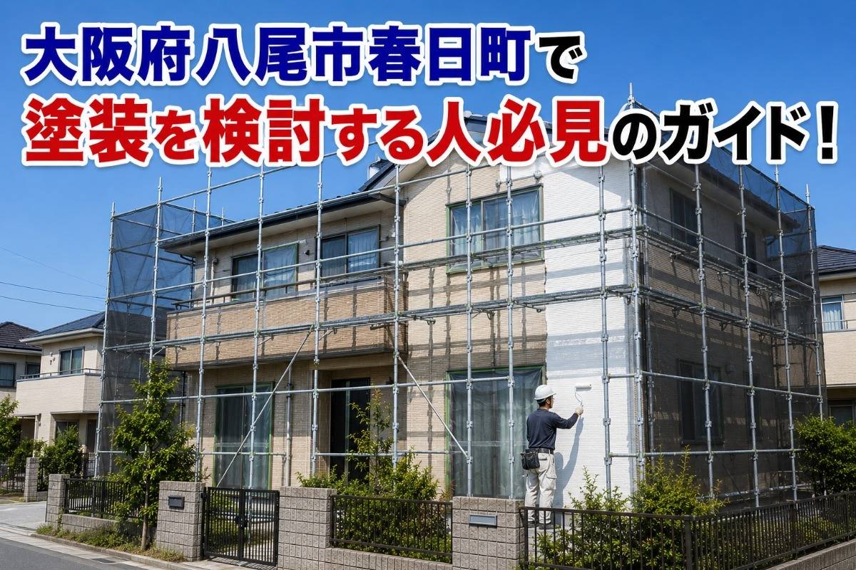 大阪府八尾市春日町で塗装を検討する人必見のガイド!
