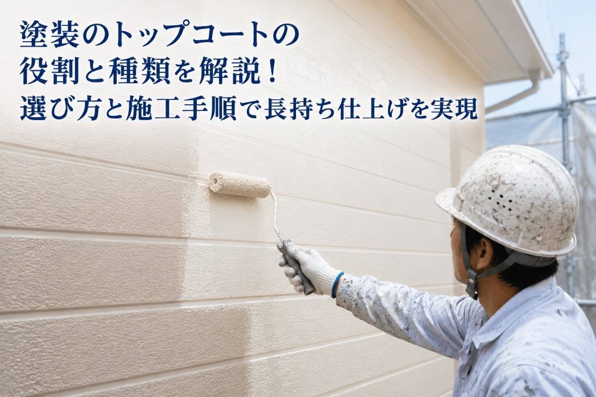 塗装のトップコートの役割と種類を解説！選び方と施工手順で長持ち仕上げを実現