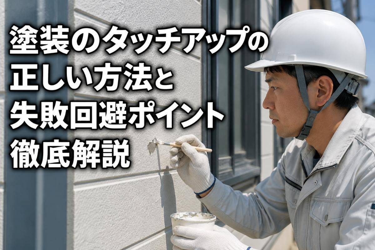 塗装のタッチアップの正しい方法と失敗回避ポイント徹底解説